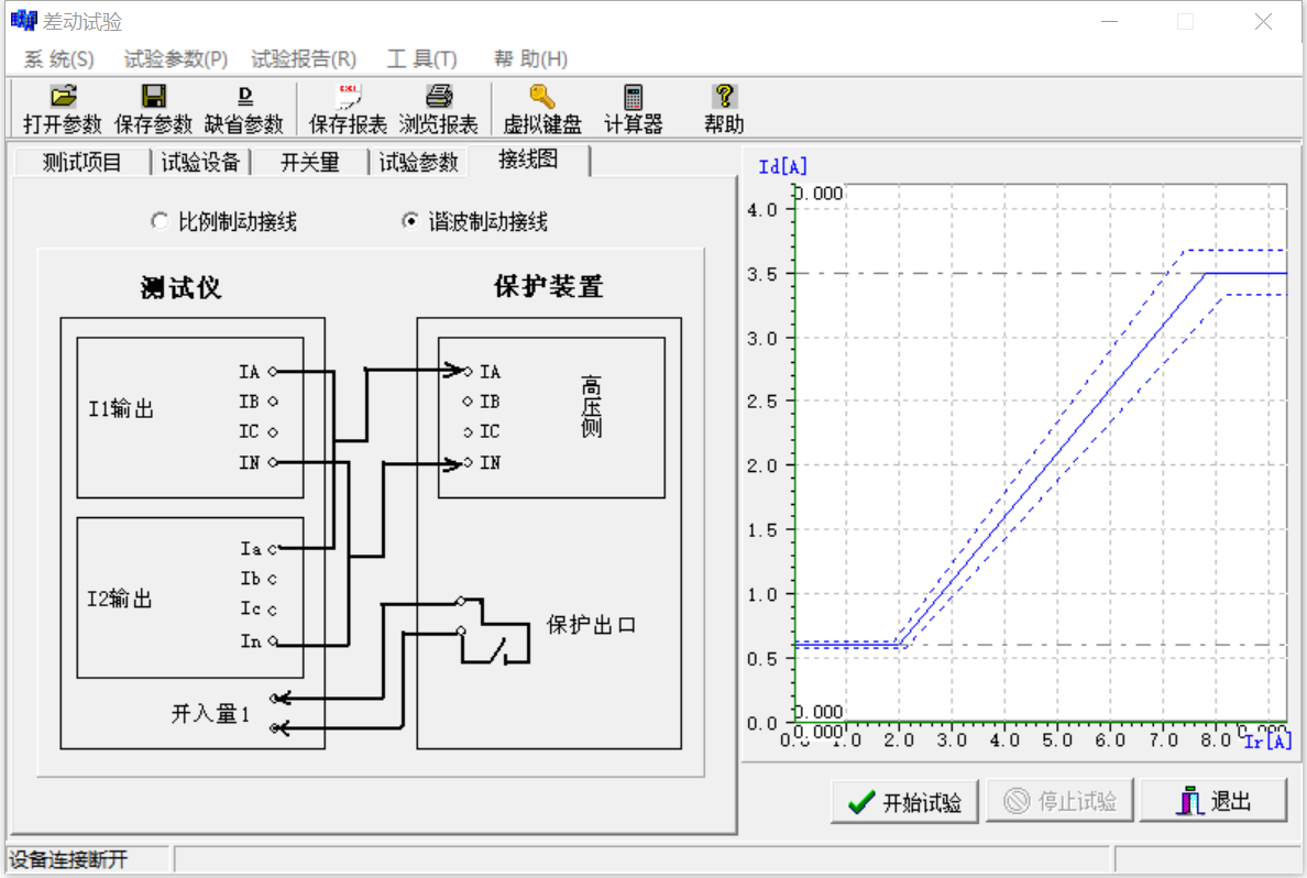 繼電保護(hù)測(cè)試儀的差動(dòng)試驗(yàn)